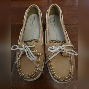 Sperry Woman's Tan Top Sider Boat Shoes